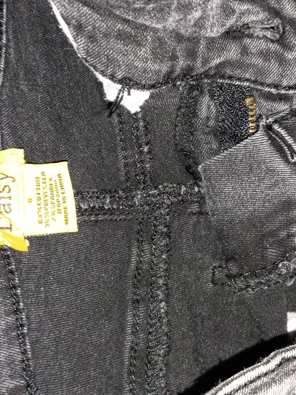 Daisy Men's Slim Jeans - Black Denim